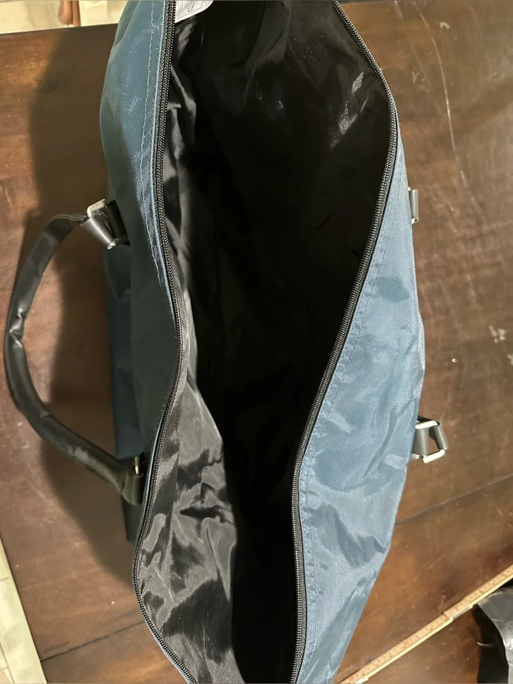 Disney Navy weekender Duffel Tote with Black Trim and Mickey logo